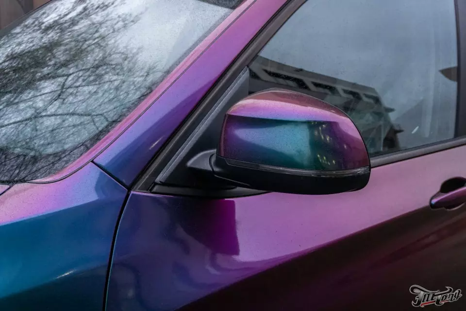 BMW X3. Оклейка кузова в хамелеон!